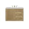 James Martin Vanities Laurent 36in Single Vanity, Light Natural Oak w/ 3 CM Eternal Jasmine Pearl Top 545-V36-LNO-3EJP - alternate 3